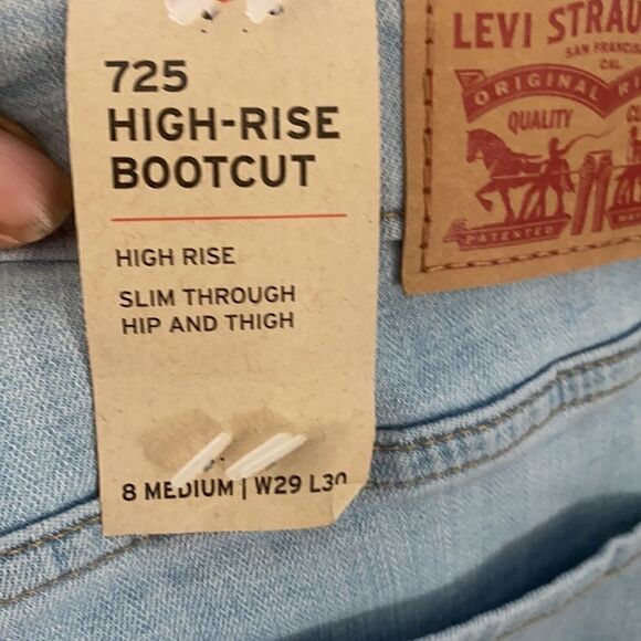 Levi’s 725 HR Bootcut Jeans 29 - Picture 7 of 8